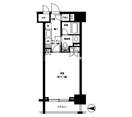 パークキューブ神田 間取り