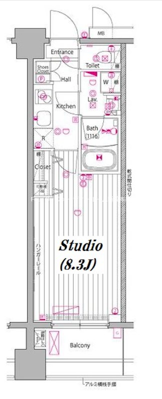 ガーラ・プレシャス東麻布 間取り