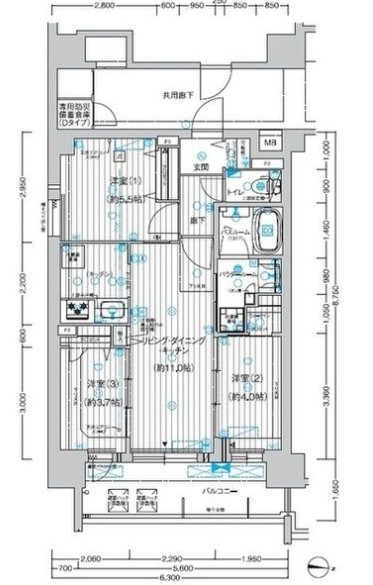 プレサンス レイズ 鶴舞公園 間取り