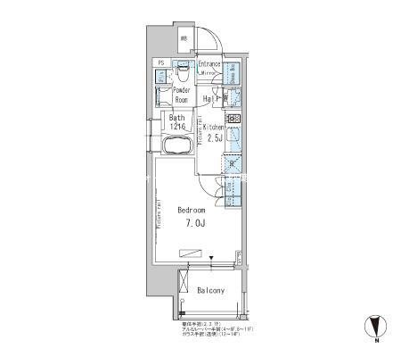 パークアクシス新御徒町Ｅａｓｔ   間取り