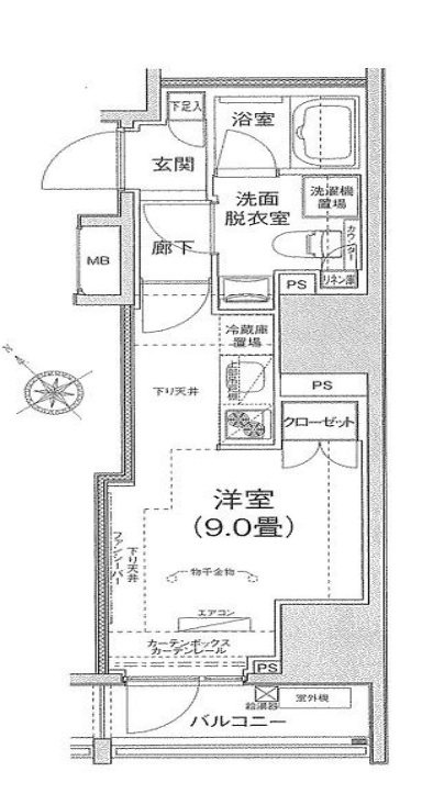アイルイムーブル日本橋 間取り