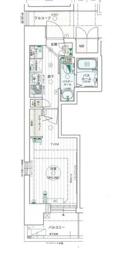 エステムコート名古屋泉プラチナムゲート  間取り
