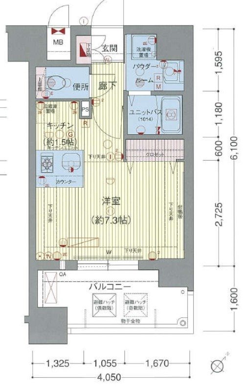 プレサンス名古屋STATIONビジュ 間取り