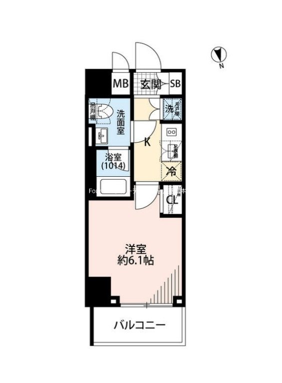 プレール・ドゥーク銀座EASTⅡ 間取り