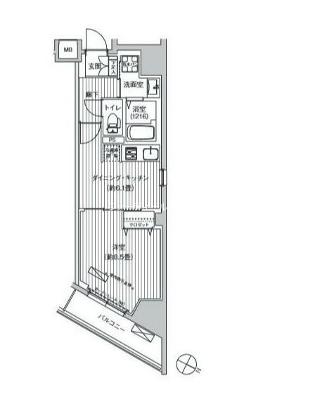 クレスト五番町 間取り