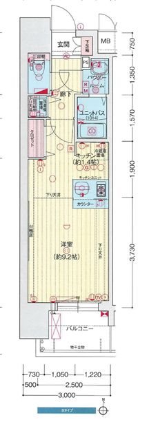 プレサンス久屋大通セントラルパーク 間取り
