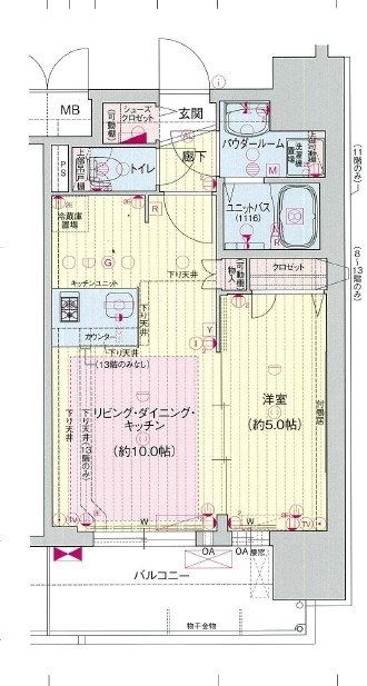 プレサンス栄フレイヤ 間取り