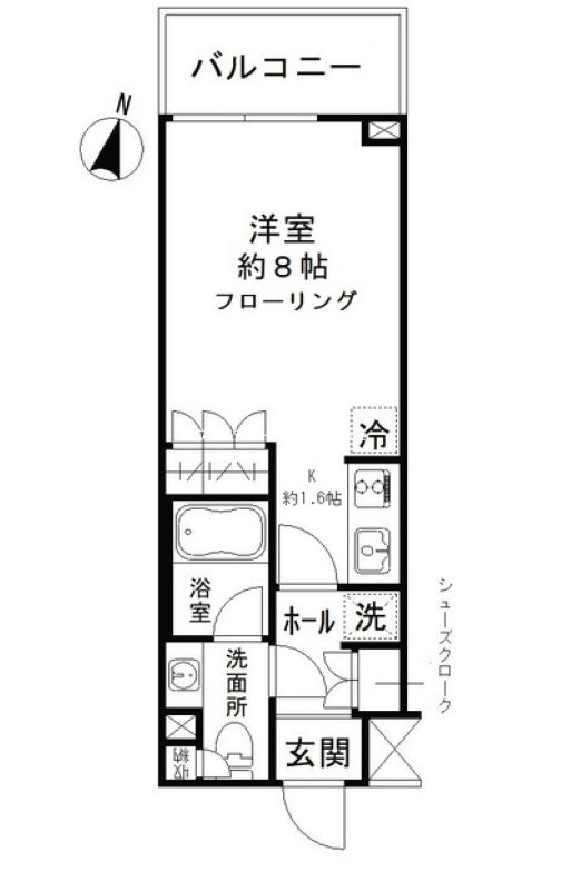 パークリュクス清澄白河 間取り