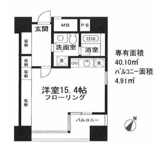 アクアキューブ銀座東 間取り