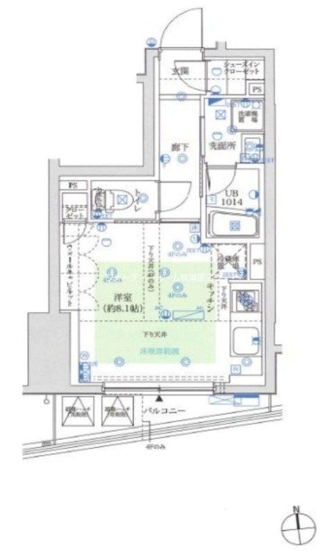 フェルクルール秋葉原 間取り