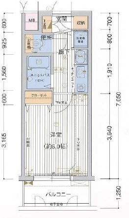 プレサンス鶴舞駅前ブリリアント 間取り