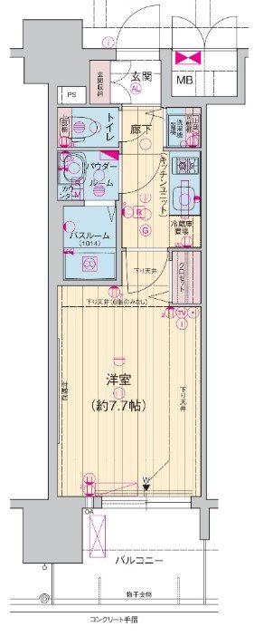 プレサンス ジェネ 栄 間取り