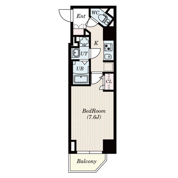 S-RESIDENCE名駅 間取り