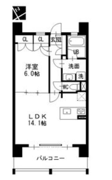 上前津ライズ 間取り