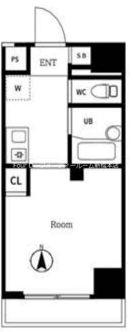 スカイコート銀座東 間取り