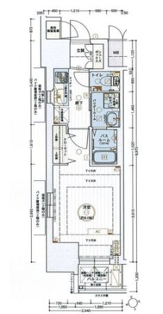 エステムコート名古屋今池アーバンゲート 間取り