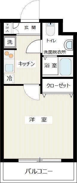 ファーストコート赤羽 0408号室 間取り