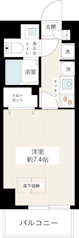 ＡＺＥＳＴ西川口Ⅱ 0602号室 間取り