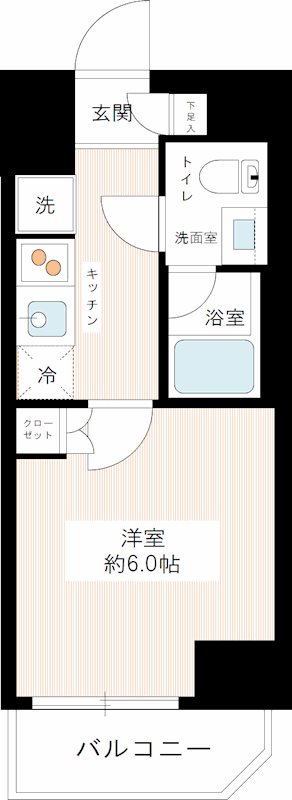 Ｒｉｓｉｎｇ ｐｌａｃｅ綾瀬三番館 0705号室 間取り