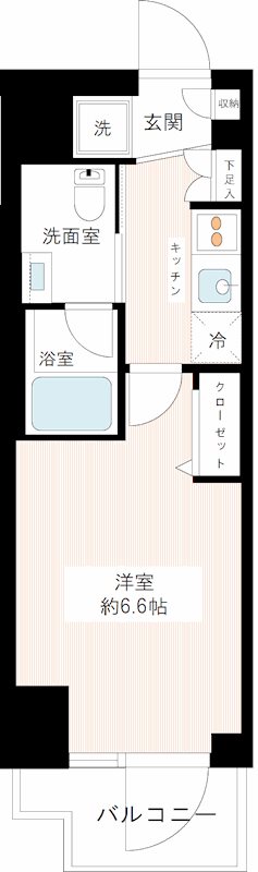 ＧＲＯＷＳ横浜阪東橋 間取り図