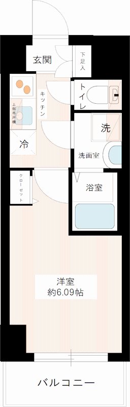 ＭＡＸＩＶ八王子ＤＵＥ 1402号室 間取り