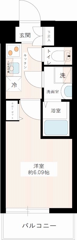 ＭＡＸＩＶ八王子ＤＵＥ 1203号室 間取り