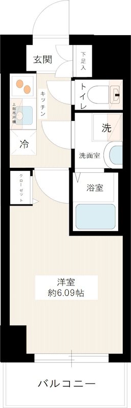 MAXIV八王子DUE 1204号室 間取り