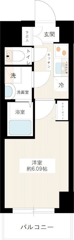 ＭＡＸＩＶ八王子ＤＵＥ 0407号室 間取り