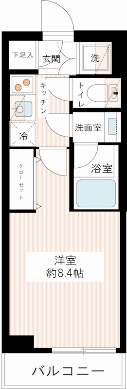ＭＡＸＩＶ北千住 0405号室 間取り