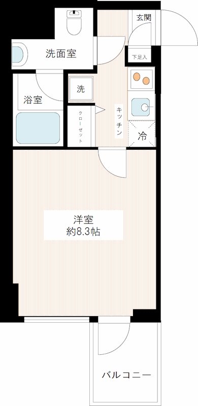 ＨＹ&rsquo;ｓ ｒｅｎａｔａ 南砂 0503号室 間取り