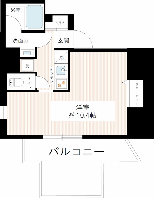 ＨＹ’ｓ ｒｅｎａｔａ 南砂 0601号室 間取り