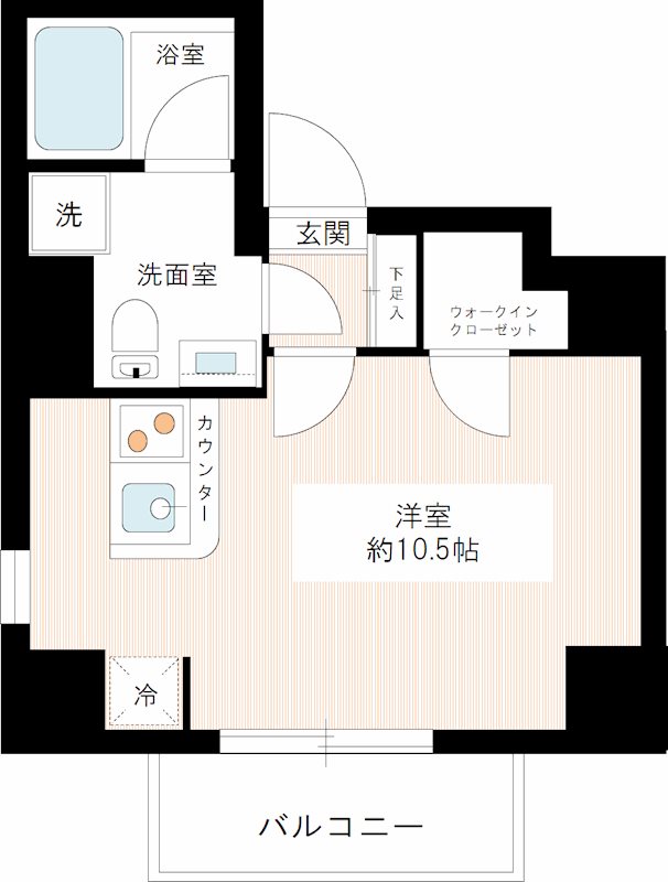 ＨＹ’ｓ ｒｅｎａｔａ 南砂 0701号室 間取り