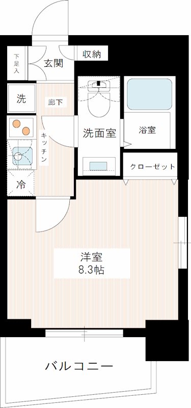 ＭＡＸＩＶ一之江 0503号室 間取り