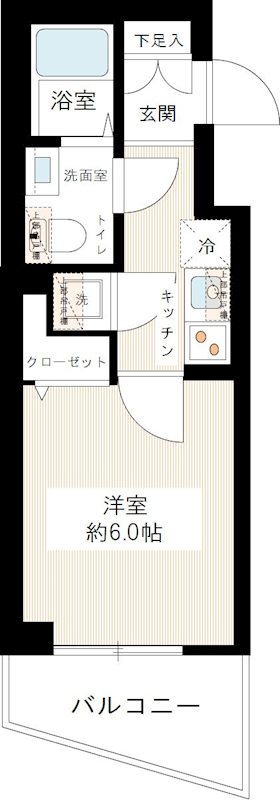 スパシエヒルズ横浜妙蓮寺 0308号室 間取り