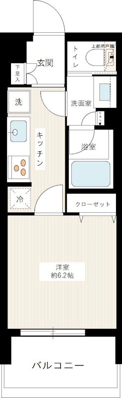 プレディアンスフォート田端 0302号室 間取り