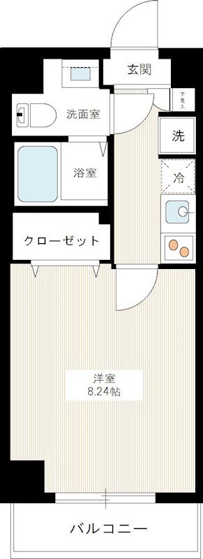 ユリカロゼ ＡＺＥＳＴ川口 0510号室 間取り