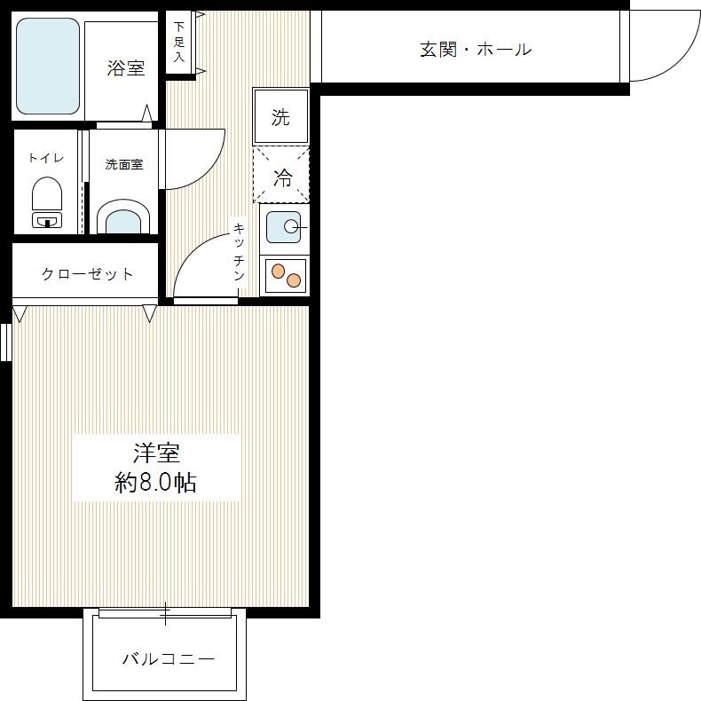 ミレニア草加住吉 0202号室 間取り