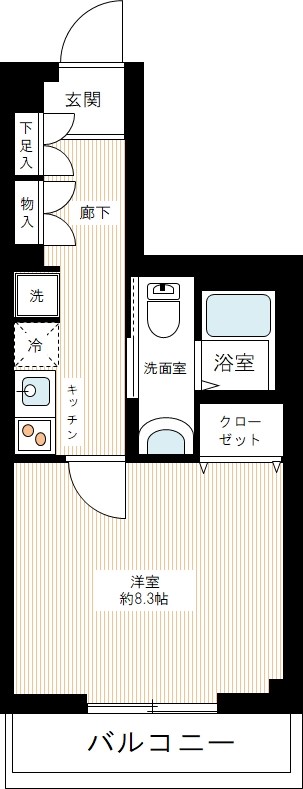 ＭＡＸＩＶ練馬 0301号室 間取り