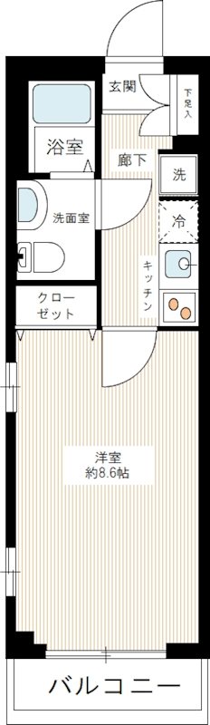 MAXIV練馬 0406号室 間取り