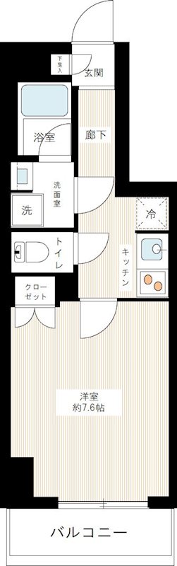 ＧＥＮＯＶＩＡ隅田川ｗｅｓｔ ｓｋｙｇａｒｄｅｎ 間取り図