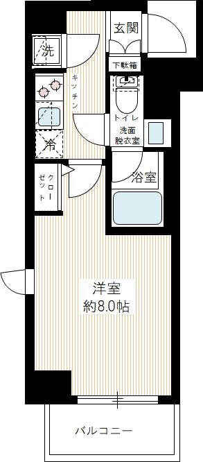 ＭＡＸＩＶ上板橋ＡＺ 0304号室 間取り