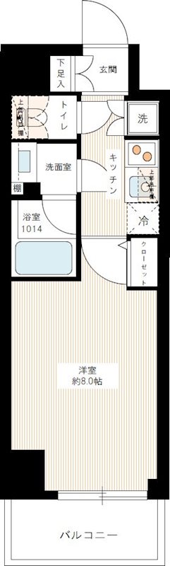 メインステージＴＯＫＹＯ・ＮＯＲＴＨ ＨＹ’ｓ 0506号室 間取り