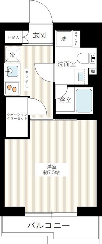 ＡＺＥＳＴ新江古田 0408号室 間取り