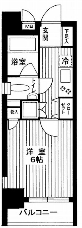 スパシエ荻窪 0802号室 間取り