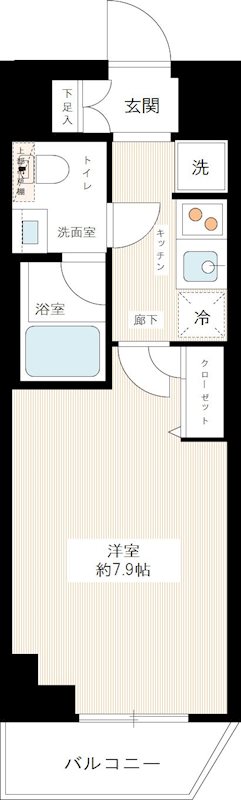ＨＹ&rsquo;ｓ ｃｒｅｃｅｒ 清澄白河 0607号室 間取り