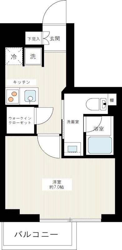 ＡＺＥＳＴ新江古田 0403号室 間取り