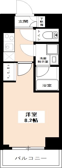 HY's NORTH TOKYO RESIDENCE 0704号室 間取り