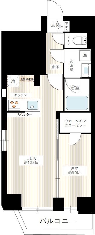 ミルーナヒルズ北綾瀬 0502号室 間取り