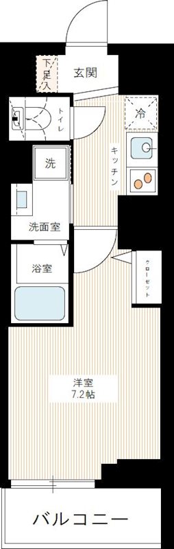 ＨＹ’ｓ三ノ輪 0201号室 間取り