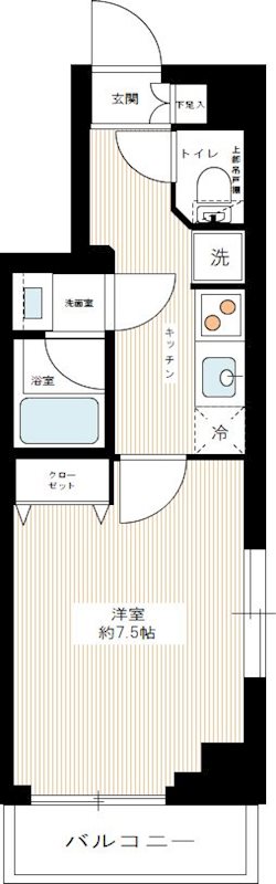 ＨＹ’ｓ大鳥居 0502号室 間取り